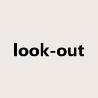 look-out是什么意思