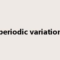periodic variation是什么意思