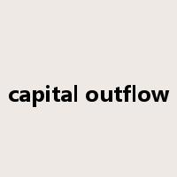 capital outflow是什么意思