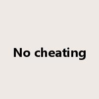 No cheating是什么意思