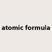 atomic formula是什么意思