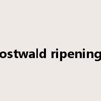 ostwald ripening是什么意思