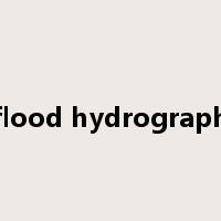 flood hydrograph是什么意思