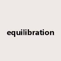 equilibration是什么意思