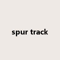 spur track是什么意思