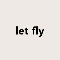 let fly是什么意思