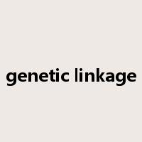 genetic linkage是什么意思
