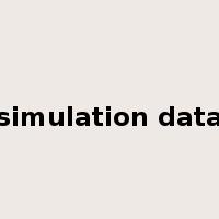 simulation data是什么意思