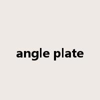 angle plate是什么意思