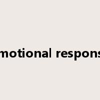 emotional response是什么意思