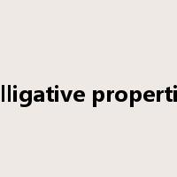 colligative properties是什么意思