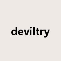 deviltry是什么意思