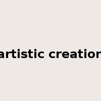 artistic creation是什么意思