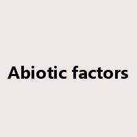 Abiotic factors是什么意思