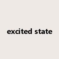 excited state是什么意思