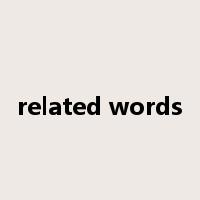 related words是什么意思