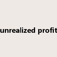 unrealized profit是什么意思