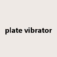 plate vibrator是什么意思