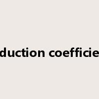 reduction coefficient是什么意思