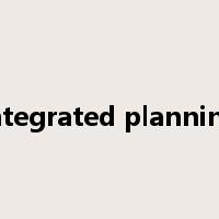 integrated planning是什么意思