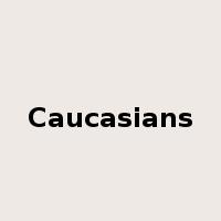 Caucasians是什么意思