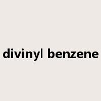 divinyl benzene是什么意思