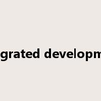 integrated development是什么意思
