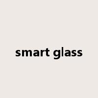 smart glass是什么意思