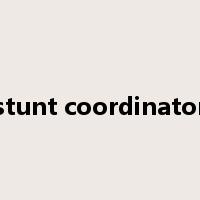 stunt coordinator是什么意思