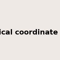 cylindrical coordinate system是什么意思
