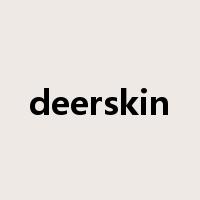deerskin是什么意思