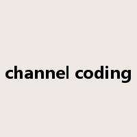 channel coding是什么意思