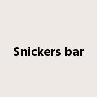 Snickers bar是什么意思