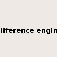 Difference engine是什么意思