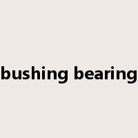 bushing bearing是什么意思