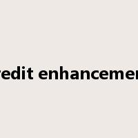 credit enhancement是什么意思