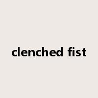 clenched fist是什么意思