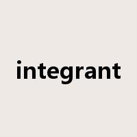 integrant是什么意思