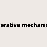 operative mechanism是什么意思