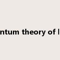 quantum theory of light是什么意思