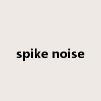 spike noise是什么意思