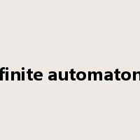 finite automaton是什么意思