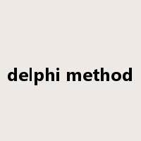 delphi method是什么意思