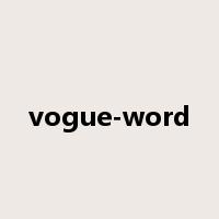 vogue-word是什么意思