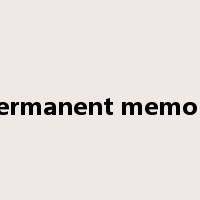 permanent memory是什么意思