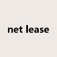 net lease是什么意思