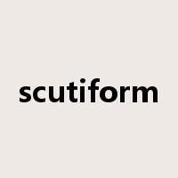 scutiform是什么意思