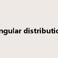 singular distribution是什么意思