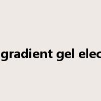 denaturing gradient gel electrophoresis是什么意思