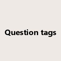 Question tags是什么意思